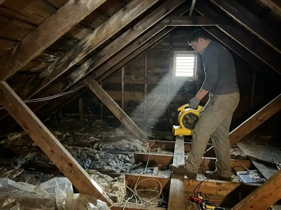 attic-water-damage-drying-proc-007 — frequently asked questions, Emergency Water Extraction & 24/7 Flood Response in Klamath…